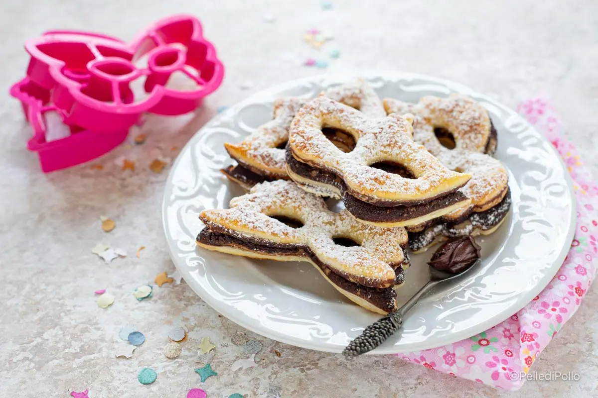 Maschere di pasta sfoglia