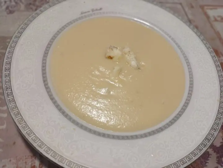Minestra di semolino al gorgonzola