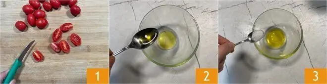 Pomodorini confit in friggitrice ad aria