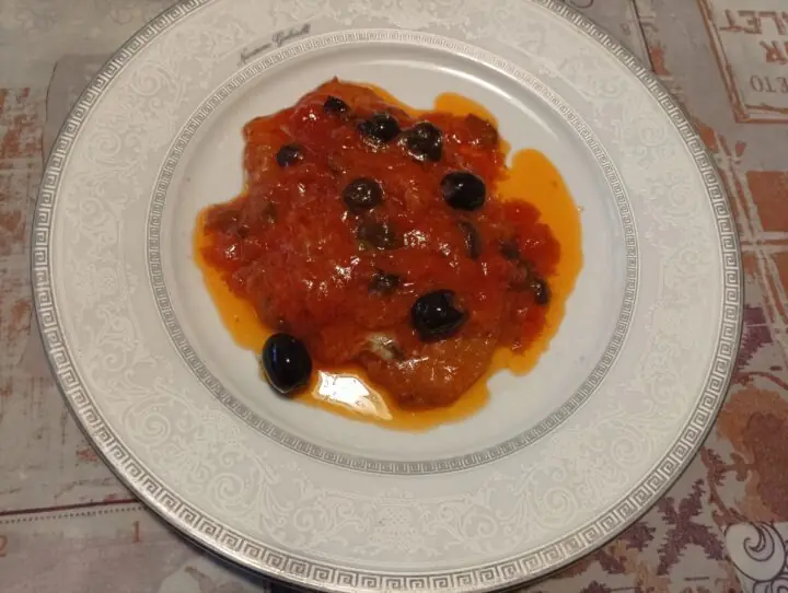 Scaloppine alla puttanesca