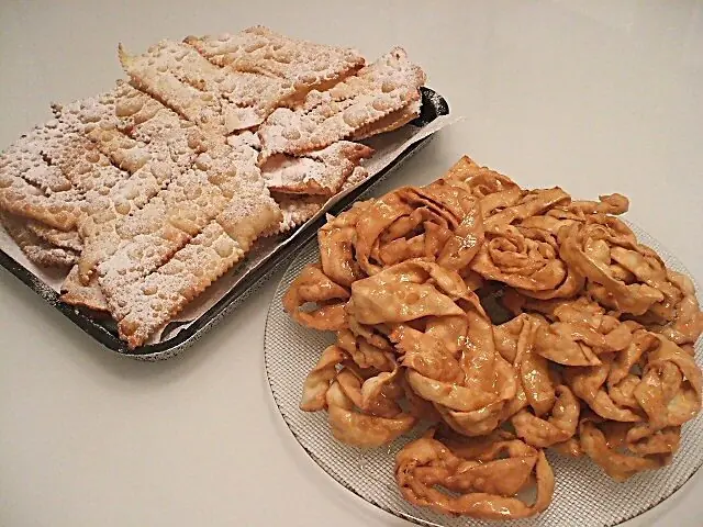 Tagliatelle dolci fritte e fiocchetti: a tutto carnevale!!!!!